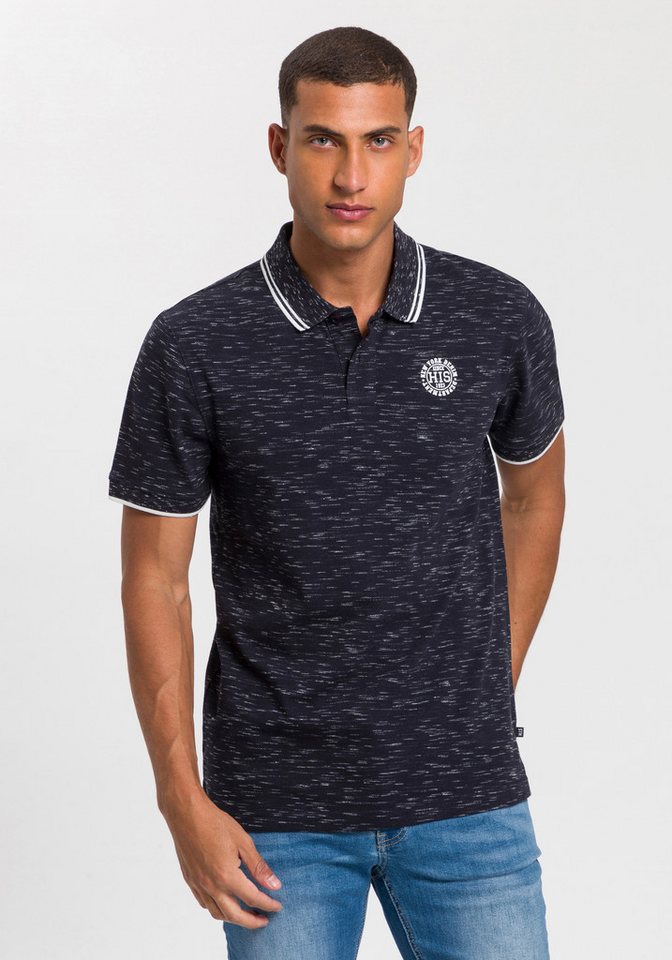 H.I.S Poloshirt kurzärmelig, schmal geschnitten, mit Polokragen