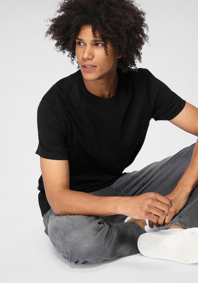 OTTO products T-Shirt »GOTS zertifiziert – aus Bio-Baumwolle« Kurzarm, Basic, aus Single Jersey, aus 100% Baumwolle