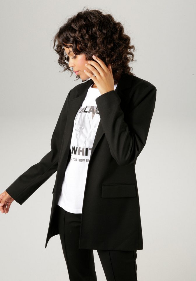 Aniston CASUAL Longblazer mit Reverskragen