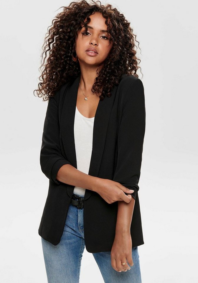 ONLY Kurzblazer ONLELLY 3/4 LIFE BLAZER TLR NOOS Materialmix, regular fit