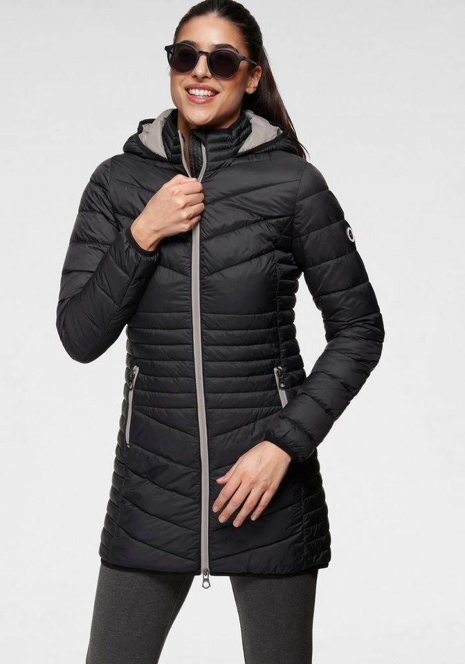 KangaROOS Steppjacke für den Übergang, aus leichtem Webmaterial, figurbetonter Schnitt