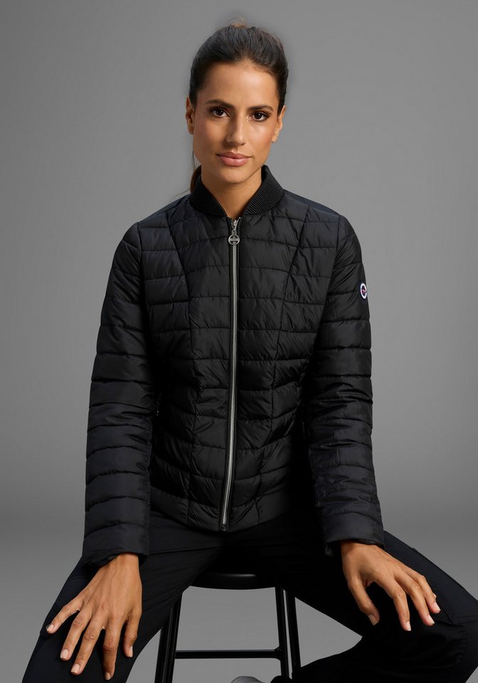 KangaROOS Steppjacke Übergangsjacke, figurbetonter Schnitt, hüftlange Passform