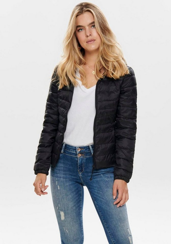 ONLY Steppjacke ONLTAHOE HOOD JACKET OTW NOOS Kunstfaser, perfekt für den Übergang