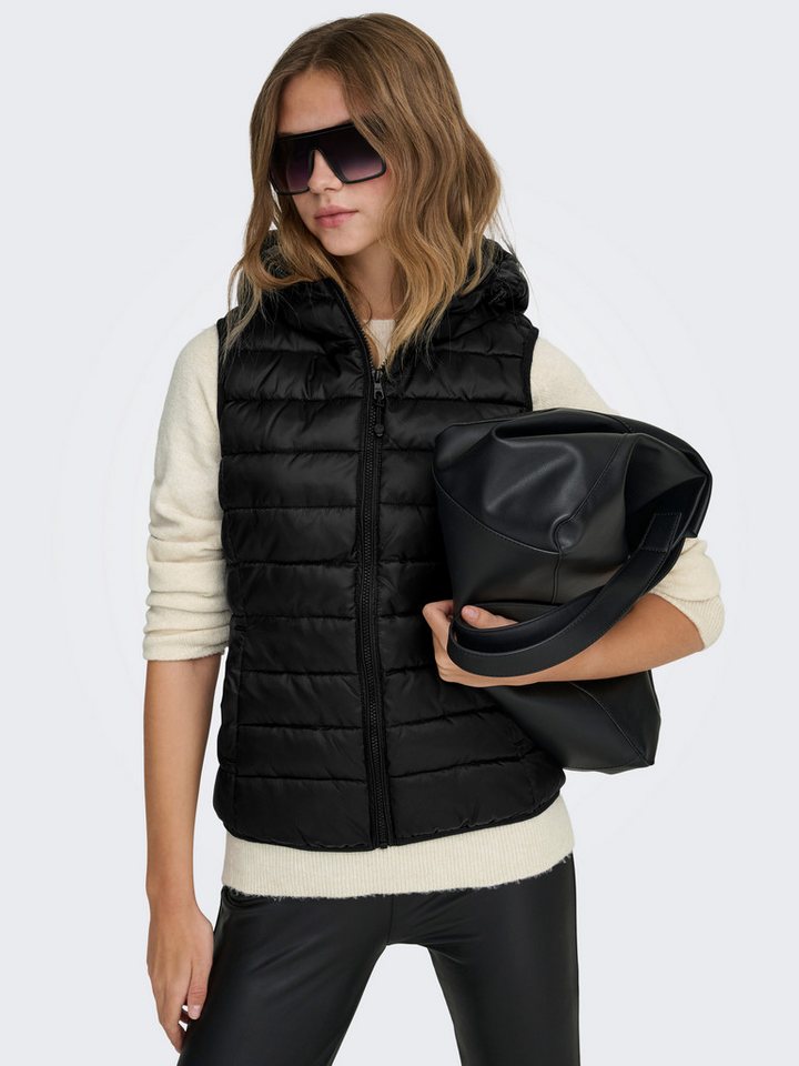 ONLY Steppweste ONLNEWTAHOE HOOD WAISTCOAT OTW NOOS Kunstfaser