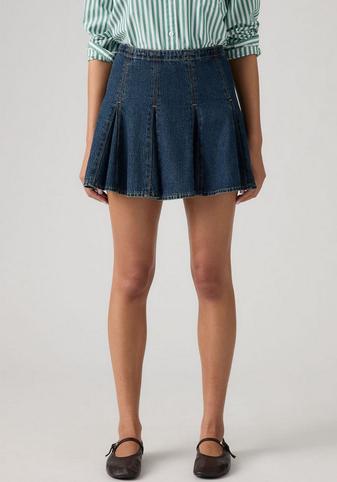 Levi's® Midirock GODET MINI SKIRT Denim-Faltenrock