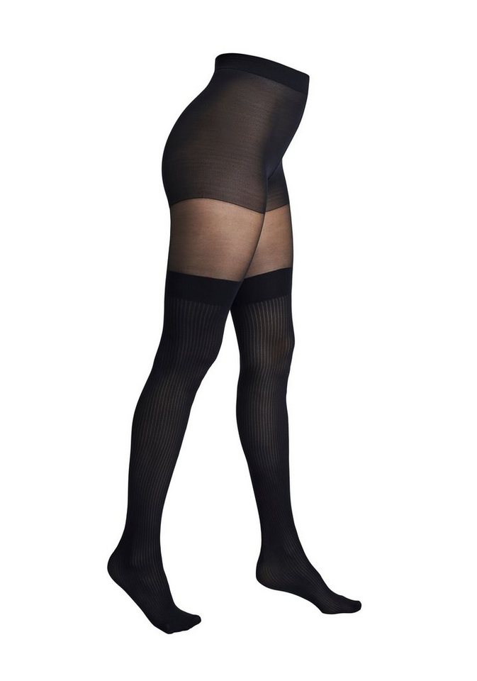 Camano Feinstrumpfhose overknee stripes 1er Pack