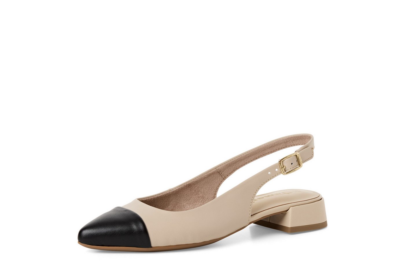 Tamaris Slingpumps, Blockabsatz, Businessschuh mit verstellbarem Riemchen