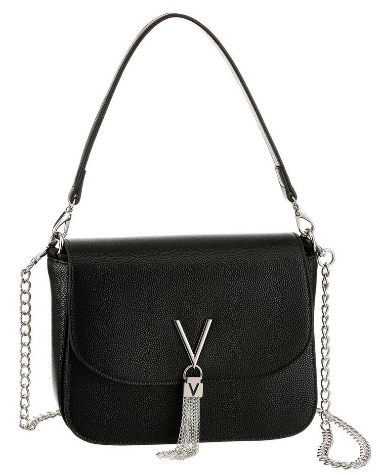 VALENTINO BAGS Schultertasche DIVINA, mit Ketten Details Handtasche Damen Tasche Damen Schultertasche