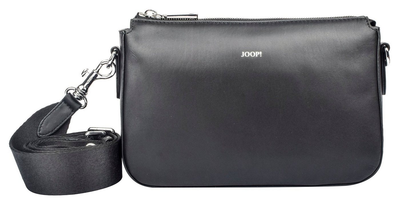 JOOP! Umhängetasche sofisticato 1.0 jasmina shoulderbag shz, Damen Handtasche, Schultertasche mit Logoprägung