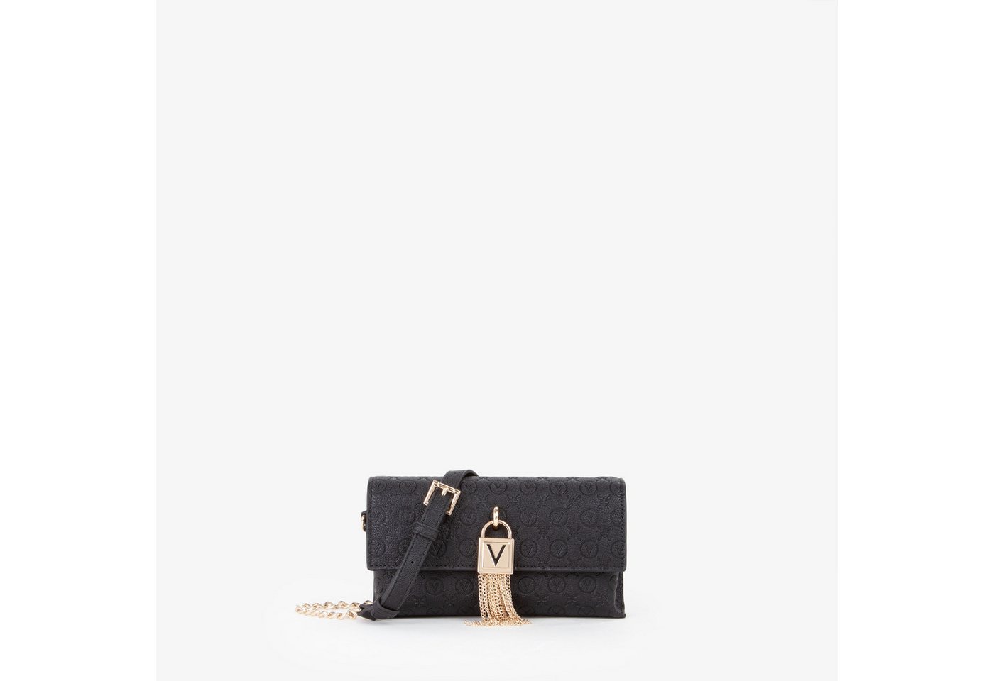 VALENTINO BAGS Umhängetasche EMY RE, Damen Schultertasche, Minibag, Clutch, Zierschloss und Zierketten