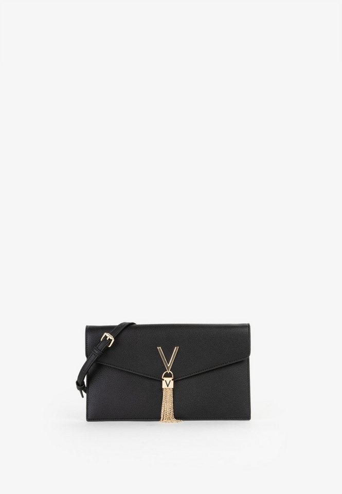 VALENTINO BAGS Umhängetasche LUXE, Damen Schultertasche, Clutch mit Zierkette als Umhängeriemen