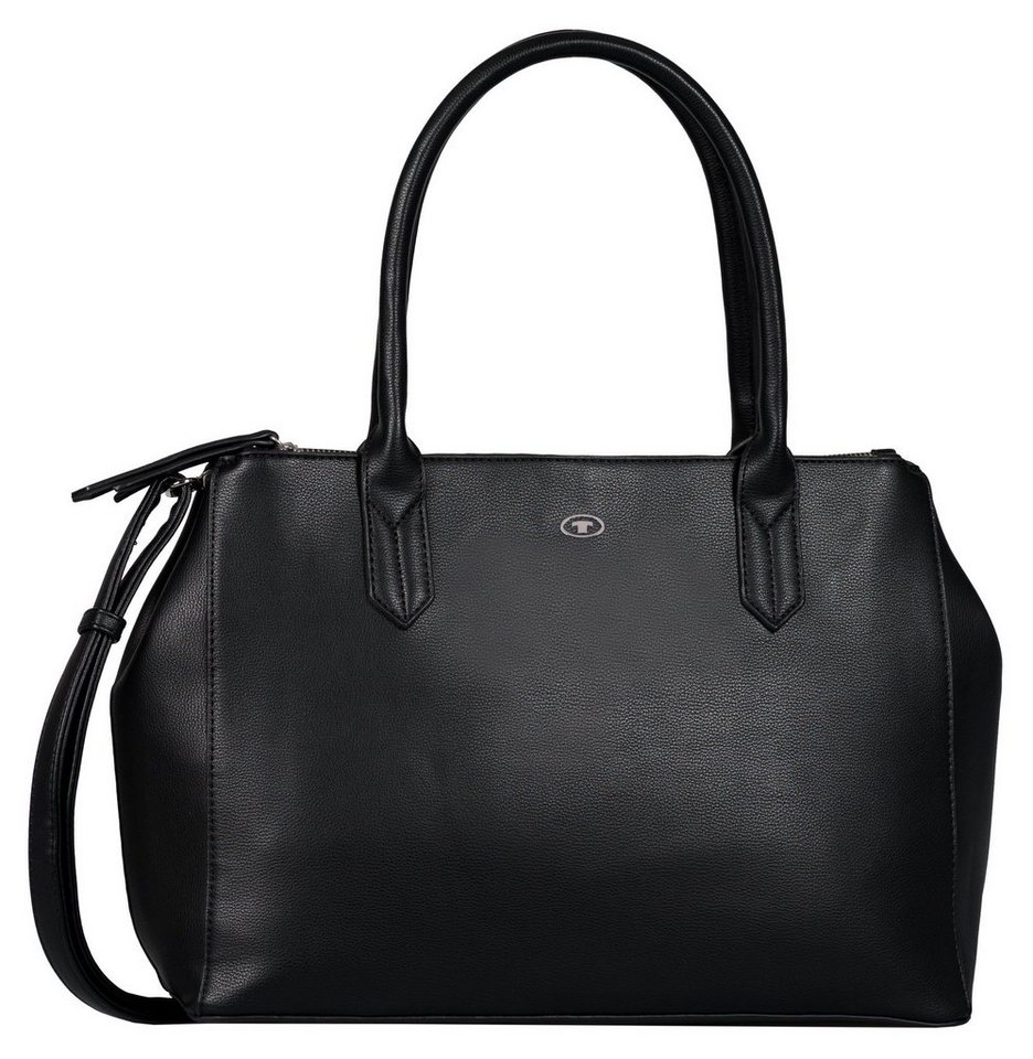 TOM TAILOR Shopper Roma, aus fein genarbtem Lederimitat, modisch schlicht