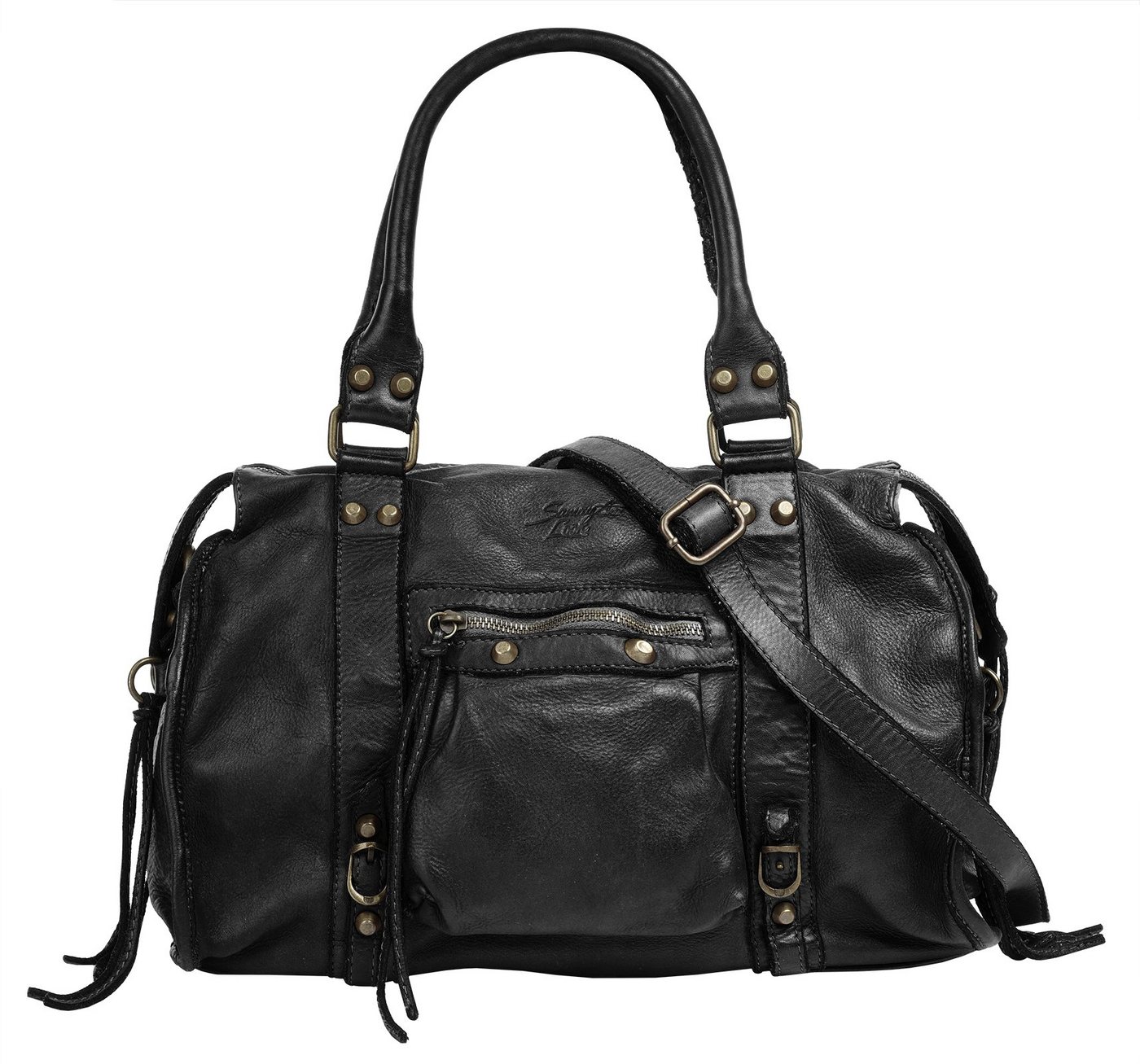 Samantha Look Shopper SAMANTHA LOOK Damen echt Leder, Made in Italy, echt Leder, Made in Italy