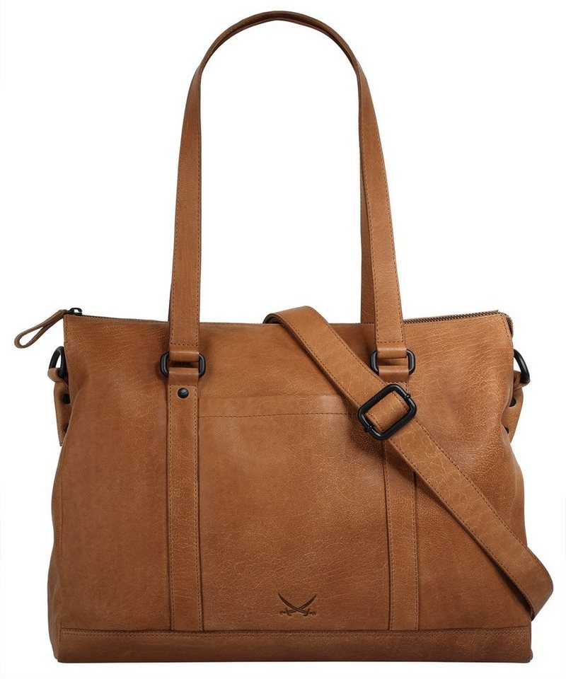 Sansibar Shopper SANSIBAR Damen echt Leder, echt Leder