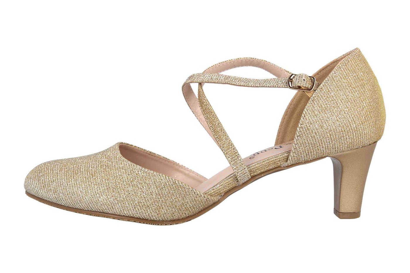 LadyPepp 2GY0211502 Gold Glitter Pumps