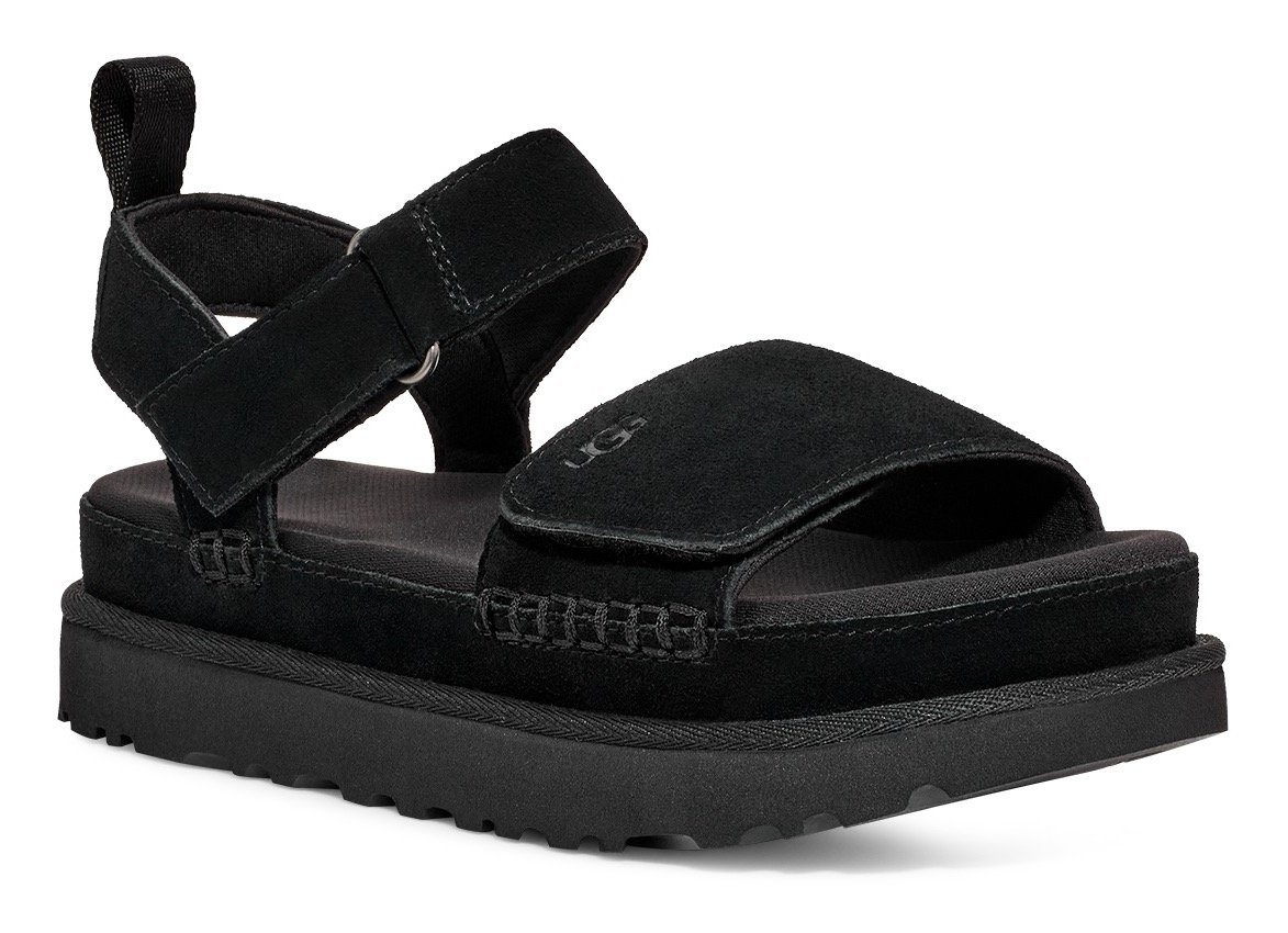 UGG W GOLDENSTAR Sandale, Plateausandale, Sandalette mit zwei Klettverschlüssen
