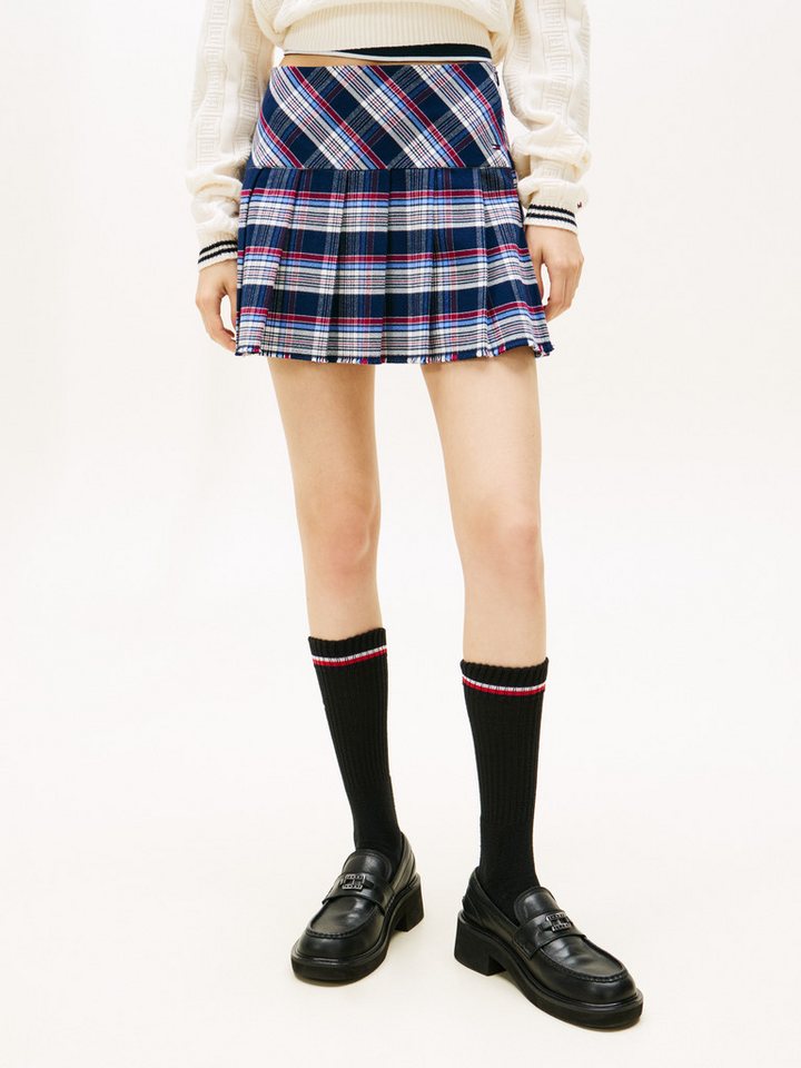 Tommy Jeans Karorock TJW STRUCTURED PLEAT MINI SKIRT