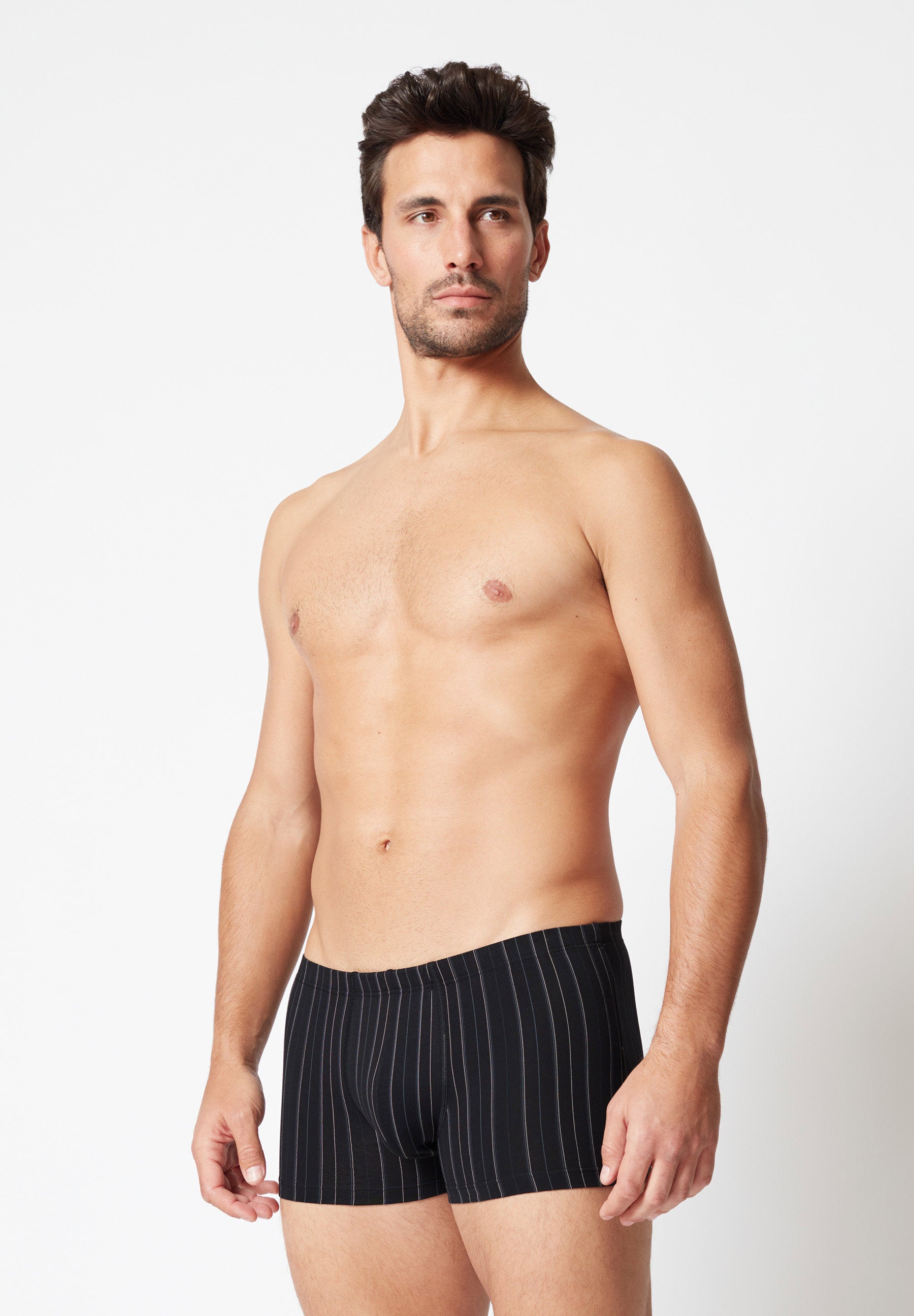 hautnah Cotton 2 Pack Pants Doppelpack black stripes 112533-01H100