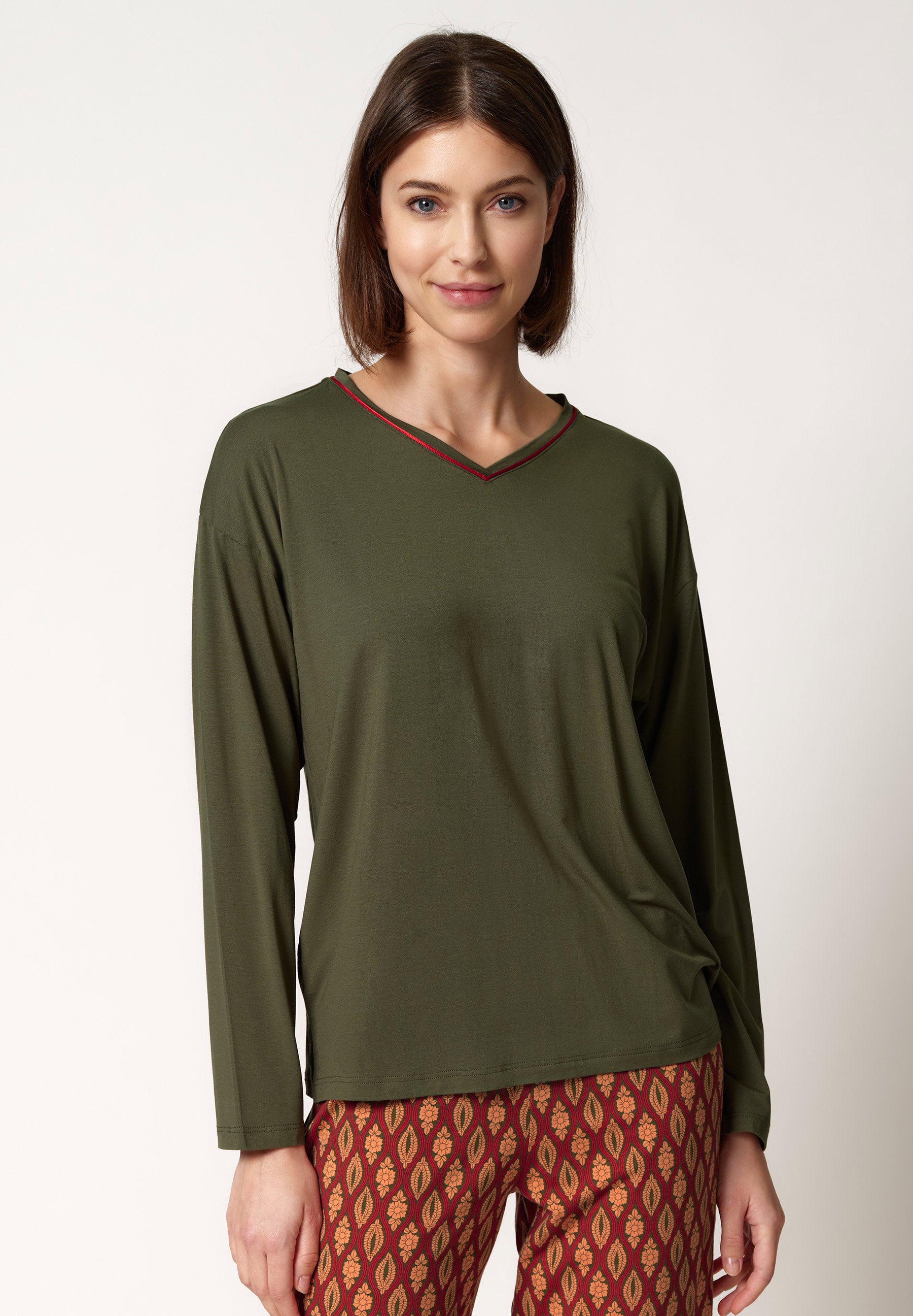 Night Selection 2 Shirt langarm countryfied mud 010278-01H288