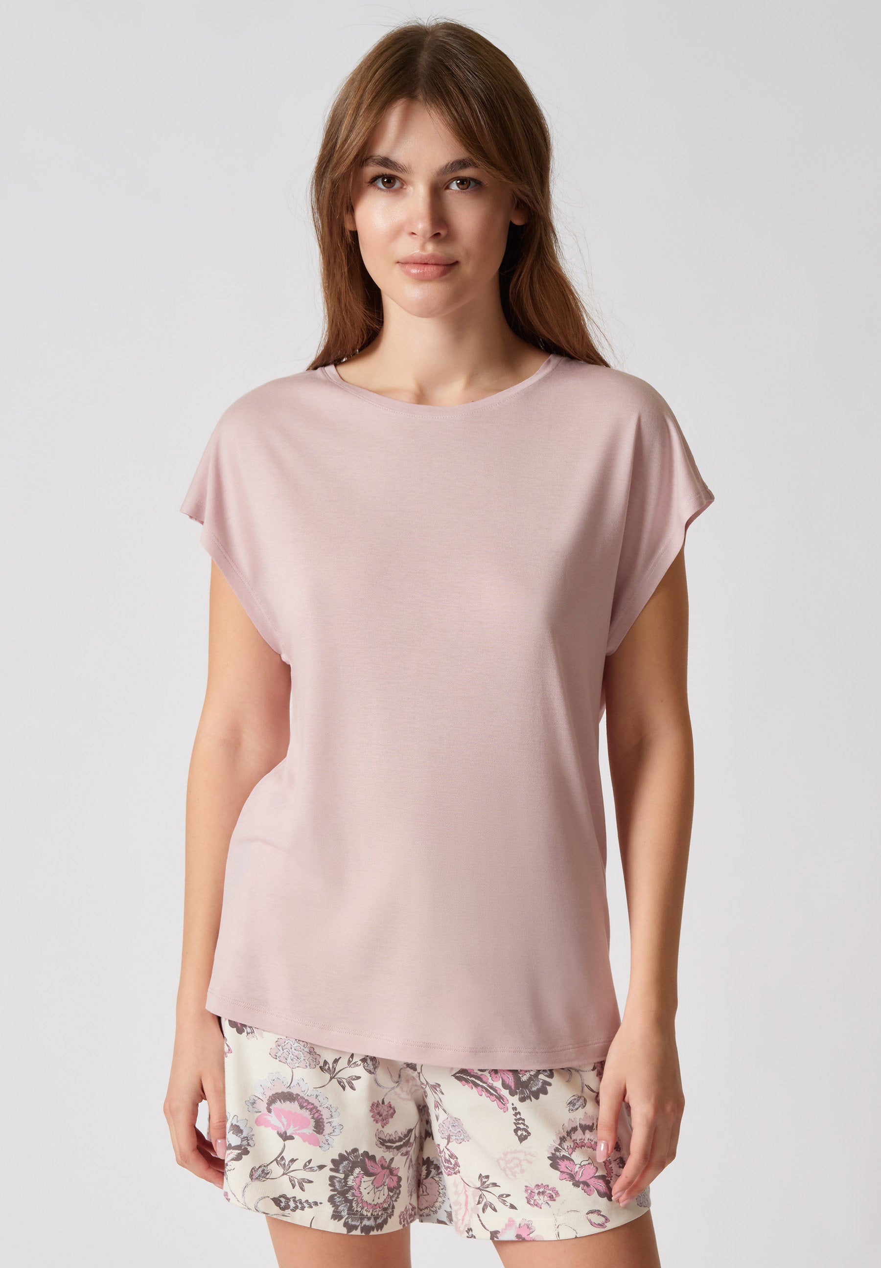 Night Basic Selection Shirt kurzarm burnished lilac 010504-01H568