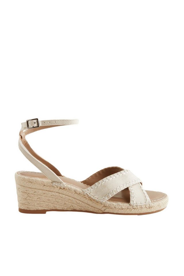 Next Forever Comfort® Espadrilles-Wedges, X-Riemchen Keilpumps