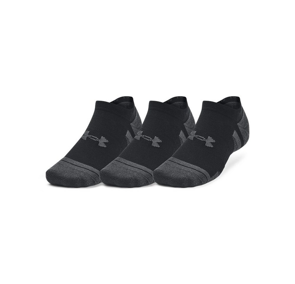Under Armour® Füßlinge Unisex UA Performance Tech-Füßlinge im 3er-Pack (Packung, 3-Paar) mit mittlerer Dämpfung, schnell trocknend, schweißableitend