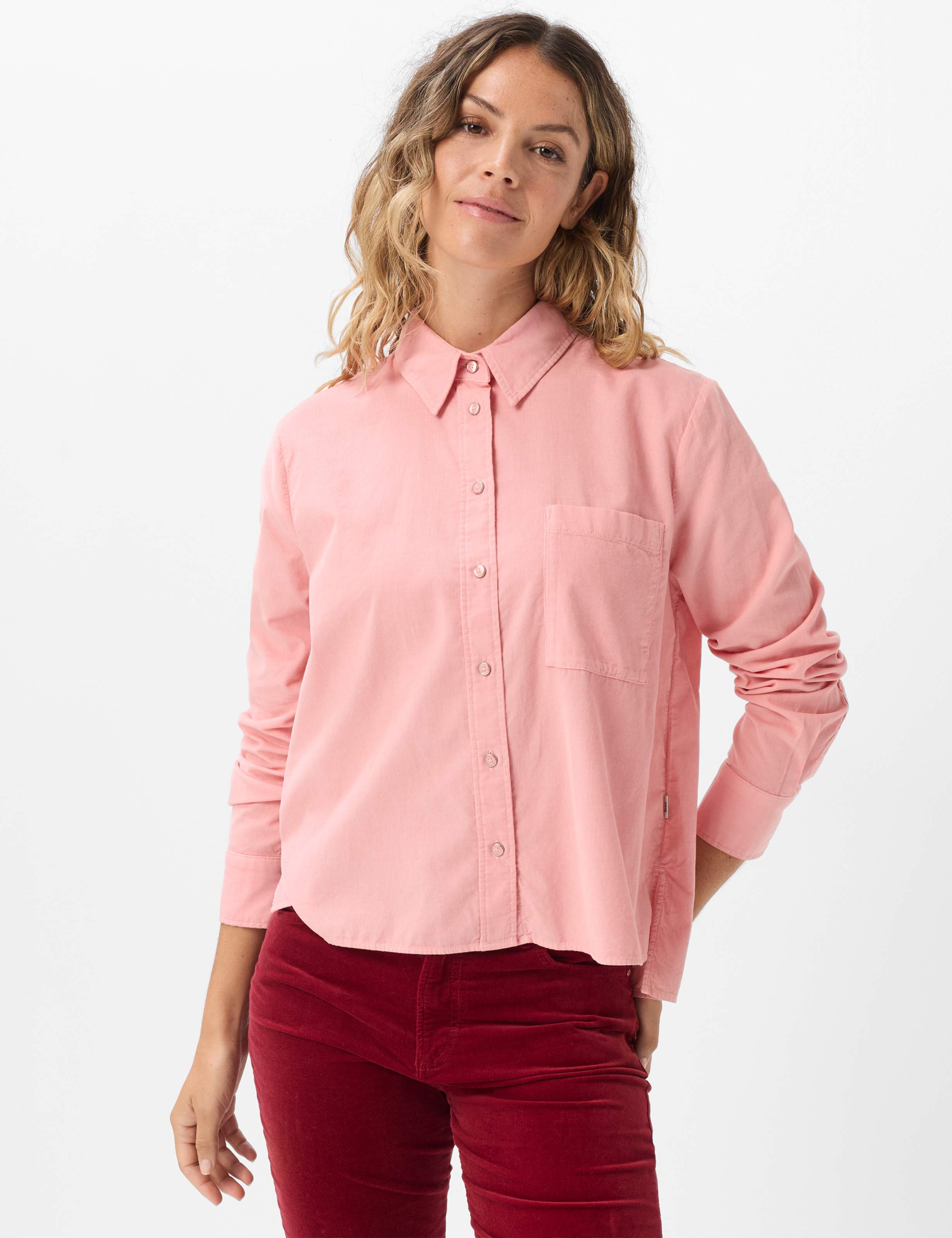 Brax Damen Bluse Style VICA flamingo, Rosa,