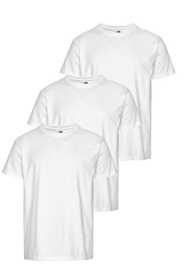 Fruit of the Loom T-Shirt (Packung, 3-tlg) mit Rundhalsausschnitt