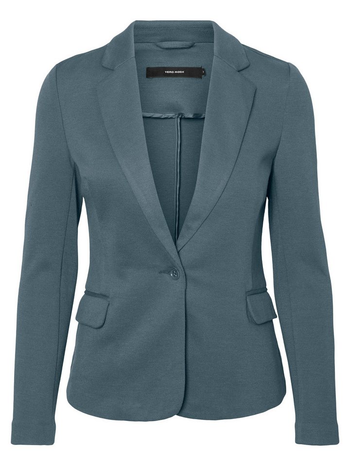 Vero Moda Jerseyblazer VMJULIANE, figurbetonter Schnitt, 1-Knopf Verschluss Materialmix, ungefüttert, regular fit