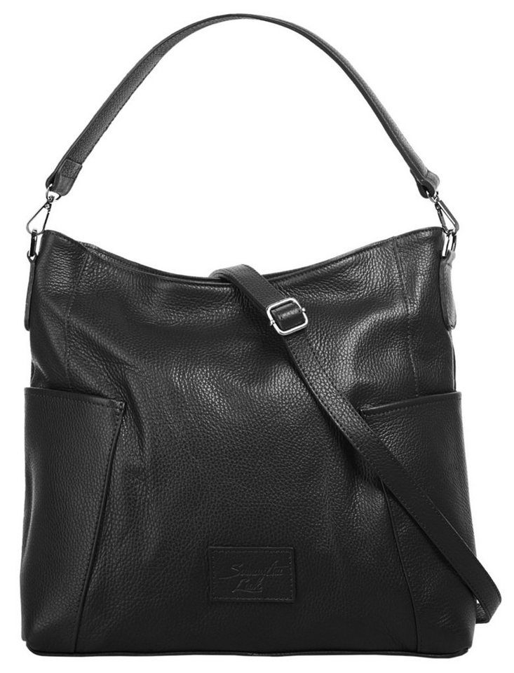Samantha Look Shopper SAMANTHA LOOK Damen echt Leder, Made in Italy, echt Leder, Made in Italy