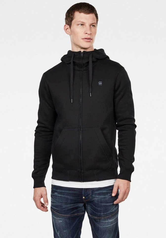 G-STAR Kapuzensweatjacke Premium Basic Hooded Zip Sweater