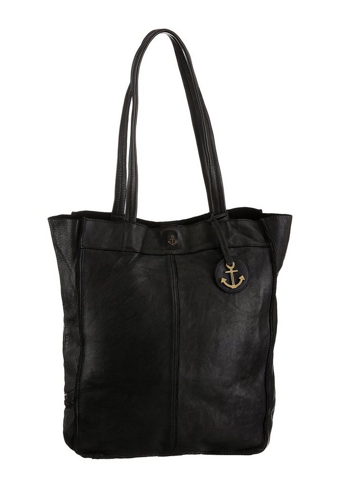 HARBOUR 2nd Shopper Elbe 1, Damen Schultertasche, Umhängetasche mit Schmuckanhänger