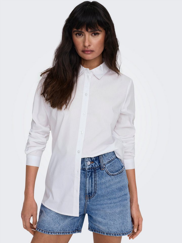 JDY Hemdbluse JDYMIO L/S SHIRT WVN NOOS Baumwollmischung, regular fit