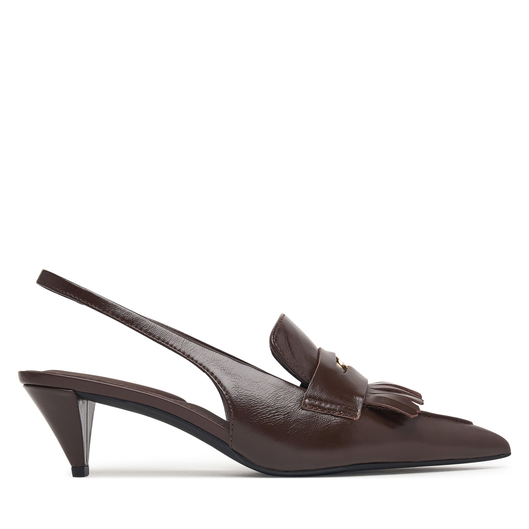 Pumps Tommy Hilfiger Th Penny Bar Pointy Sling Back FW0FW09535 Braun