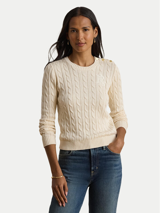 LAUREN RALPH LAUREN Pullover 200P14039003 Creme Regular Fit