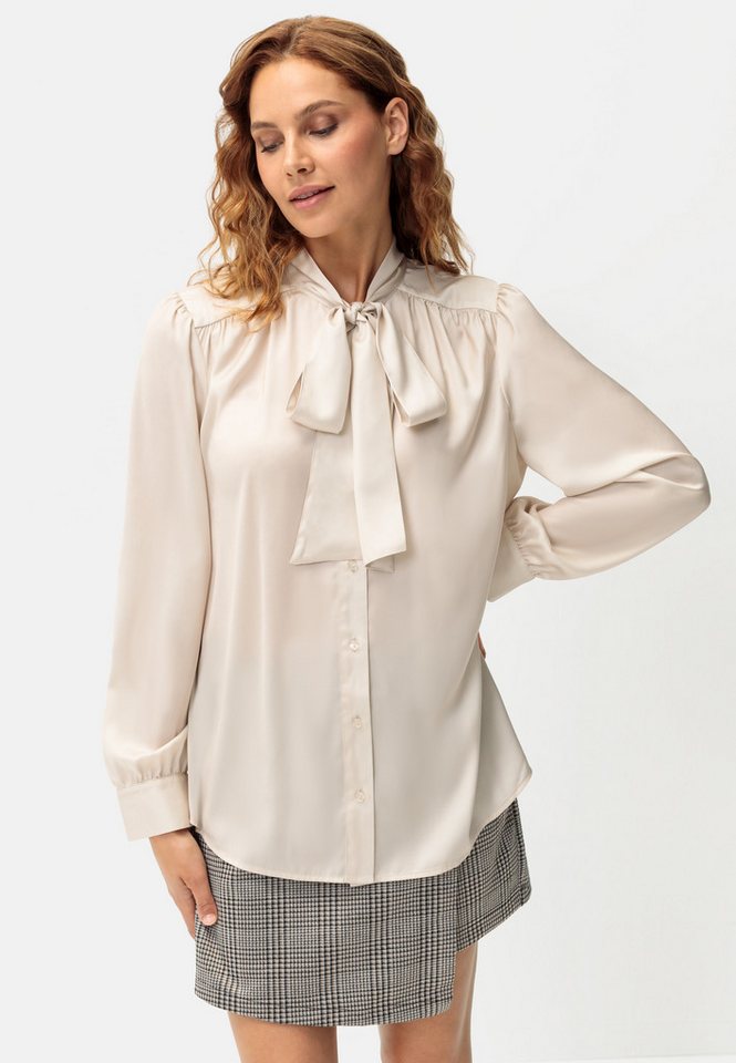 LASCANA Schluppenbluse mit Raffungen