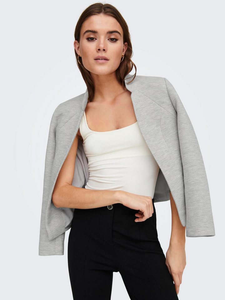 ONLY Kurzblazer ONLADDY-LINEA L/S SHORT BLAZER CC TLR Materialmix, regular fit