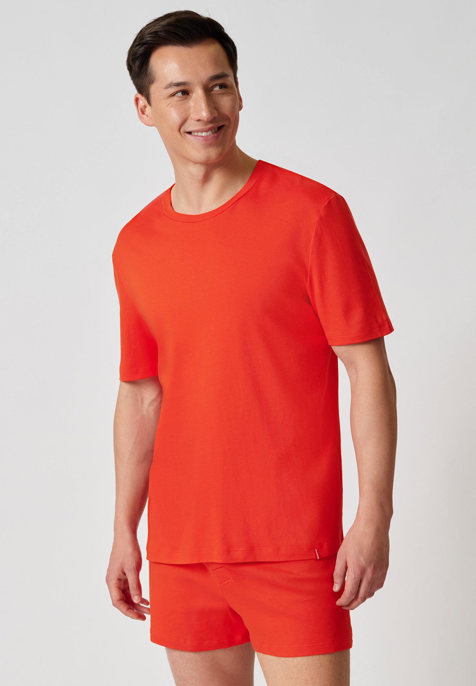 Cotton Classic Shirt kurzarm Huber red 110165-01H500