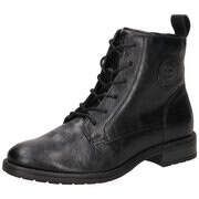 Bugatti Schnürstiefelette Damen schwarz schwarz
