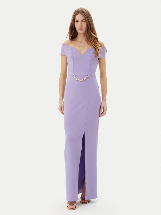 Rinascimento Abendkleid CFC0123610003 Violett Regular Fit