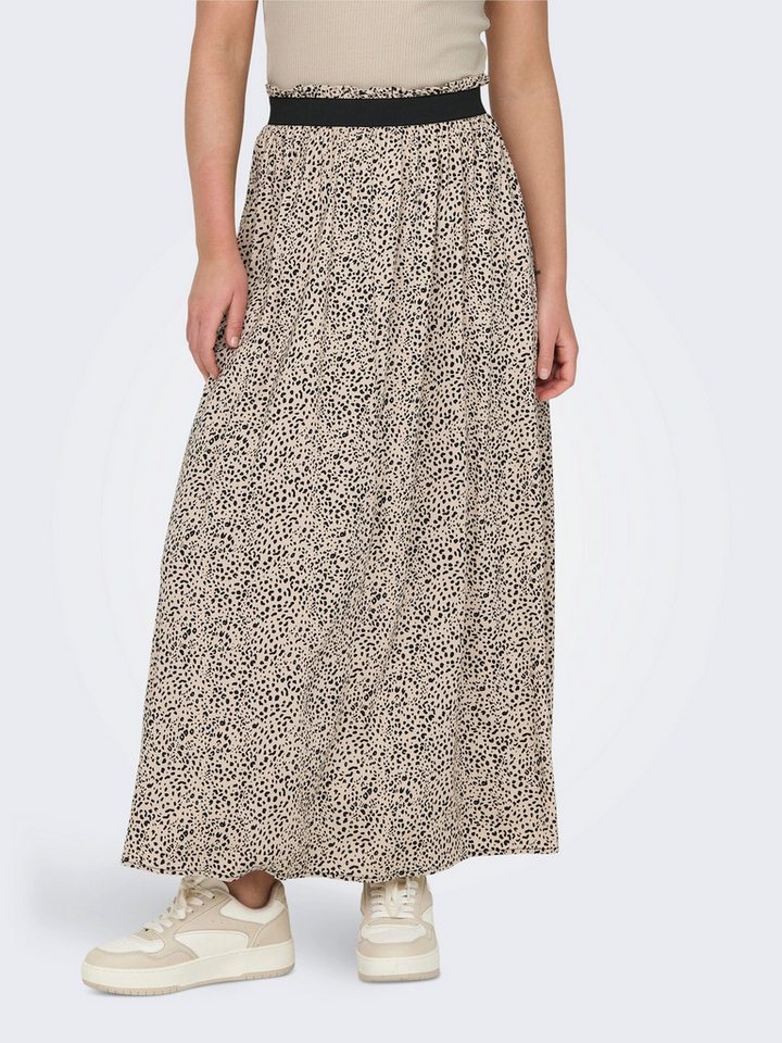 ONLY Maxirock ONLVENEDIG AOP LIFE LONG SKIRT Viskose, wadenlang