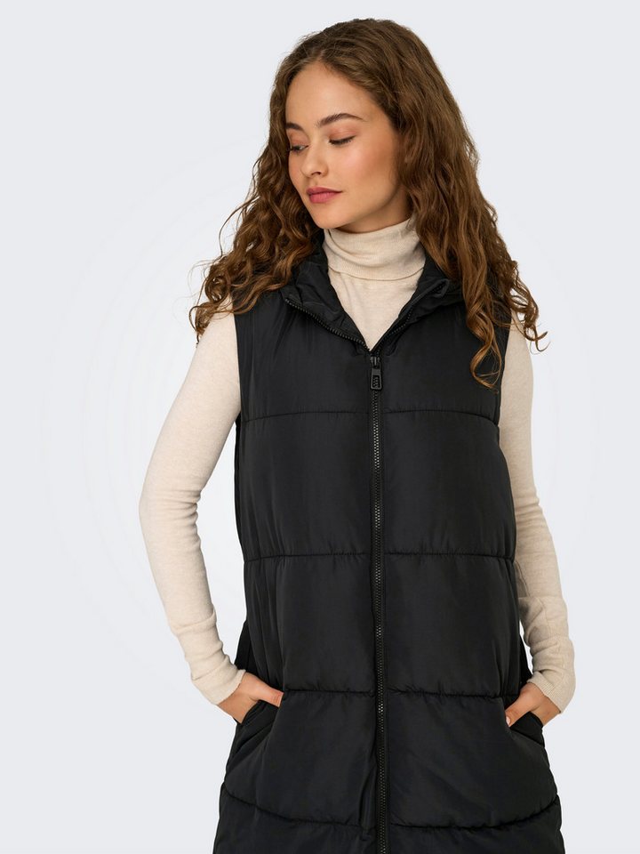 ONLY Steppweste ONLALINA LONG WAISTCOAT OTW NOOS Materialmix
