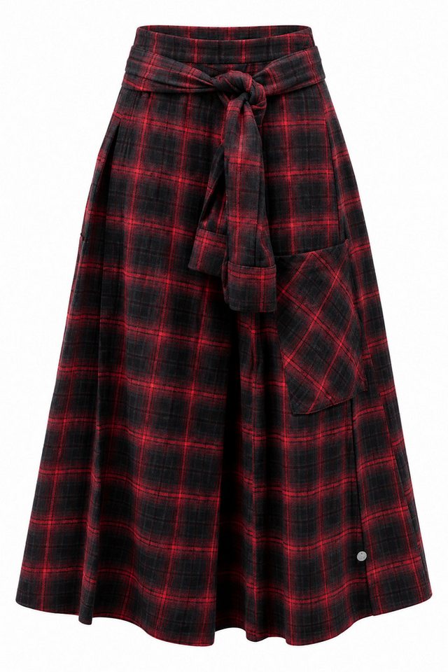 Freeman T. Porter Maxirock Jezzie Checks - Modischer Rock mit Karomuster für Damen