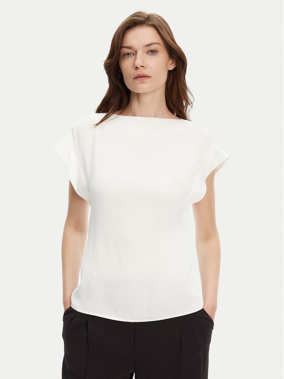 BOSS Bluse Bavati 50541815 Écru Regular Fit