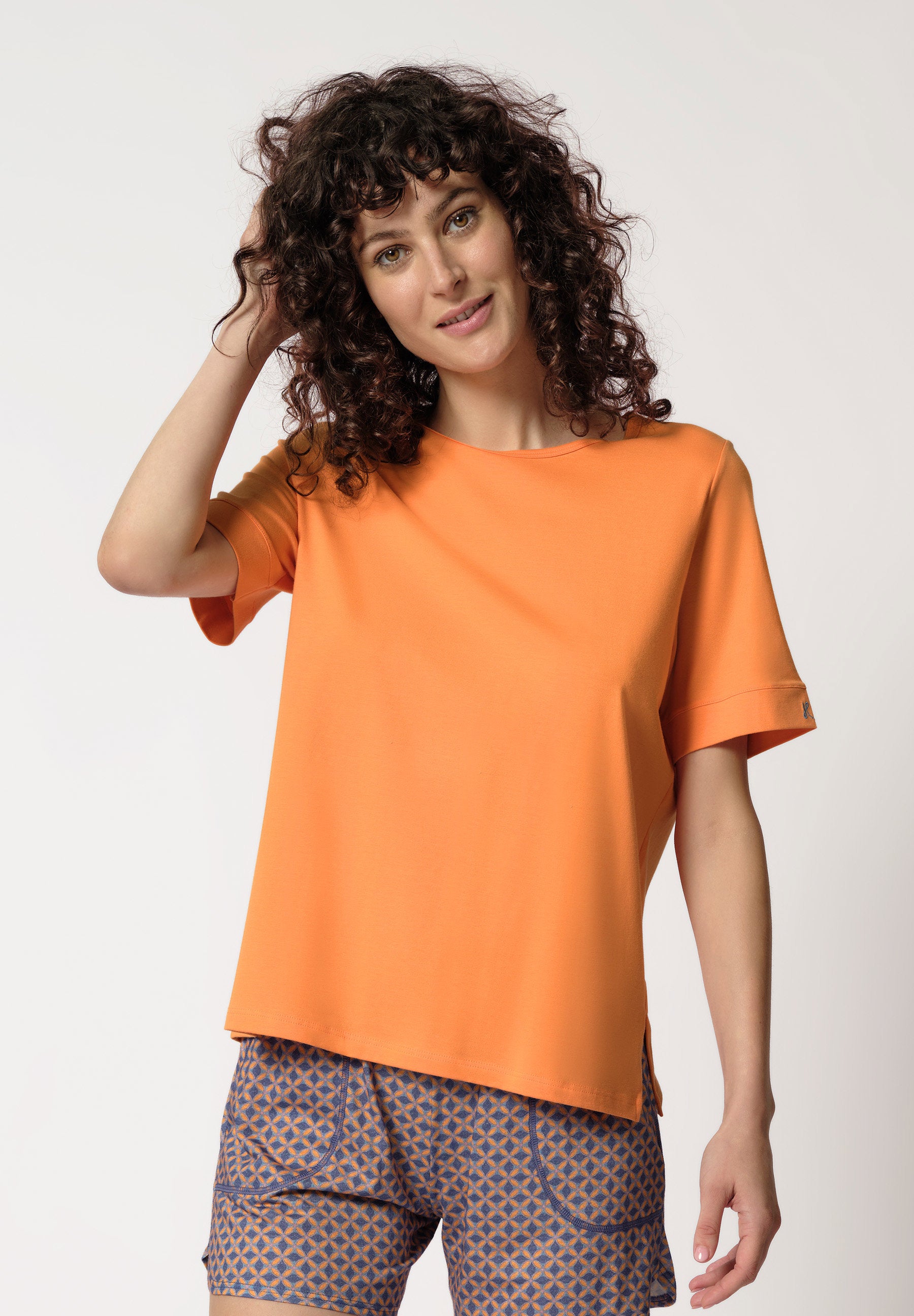 Night Selection 2 Shirt kurzarm prisma apricot 010203-01H222