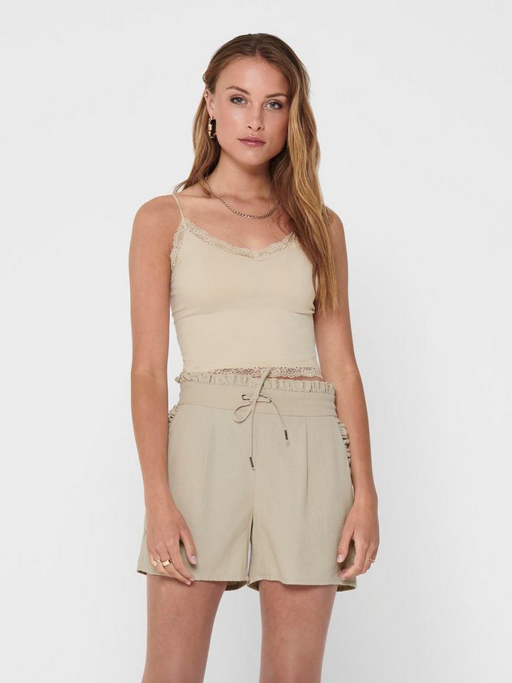 ONLY Spitzentop ONLVICKY LACE SEAMLESS CROPPED TOP