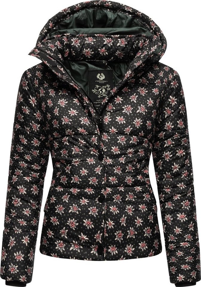 Ragwear Steppjacke Relive Remake Modische cropped Winter Kurzjacke