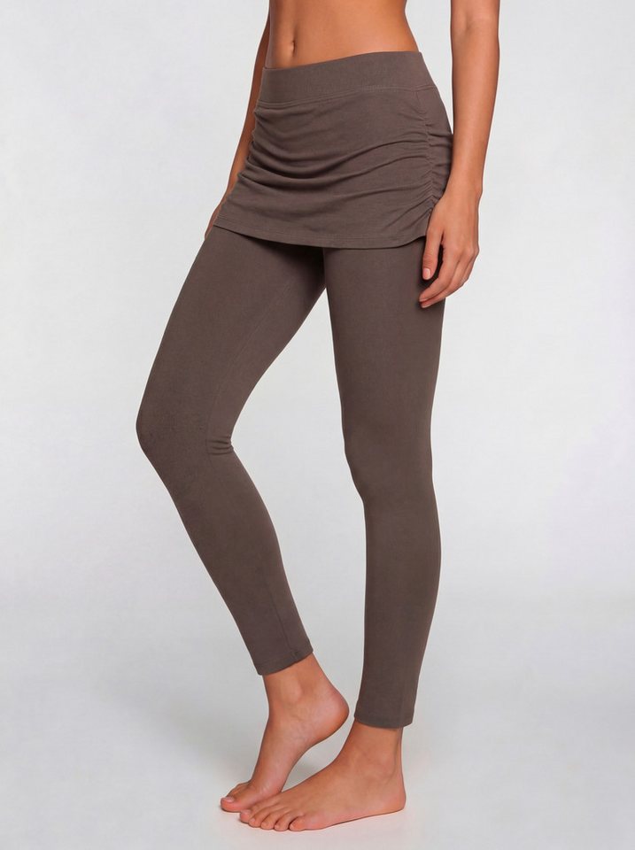 Vivance Active by Lascana Leggings mit angenähtem, seitlich gerafften Rock