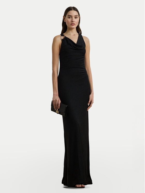 LAUREN RALPH LAUREN Abendkleid 253971057001 Schwarz Slim Fit