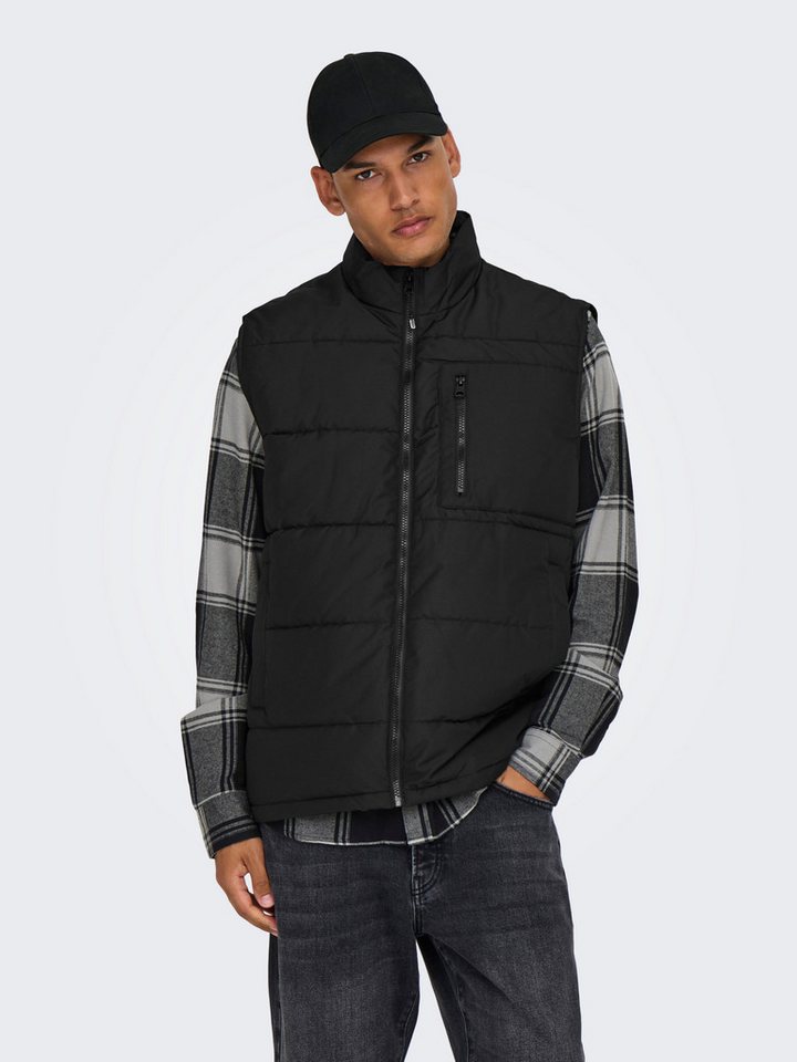 ONLY & SONS Steppweste ONSJAKE QUILTED VEST OTW